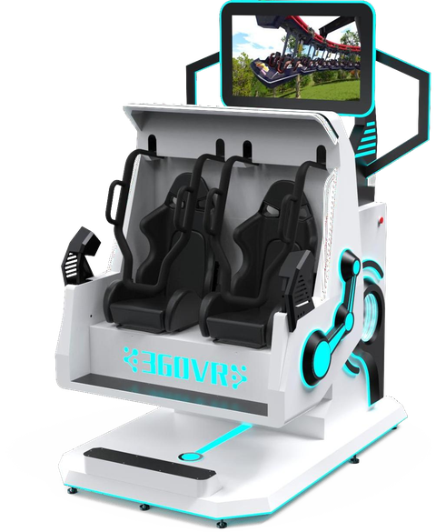 Two-person 360° flight simulator
