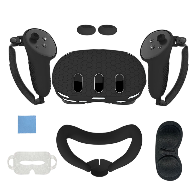 Комплект чехлов Quest 3 — Чёрный