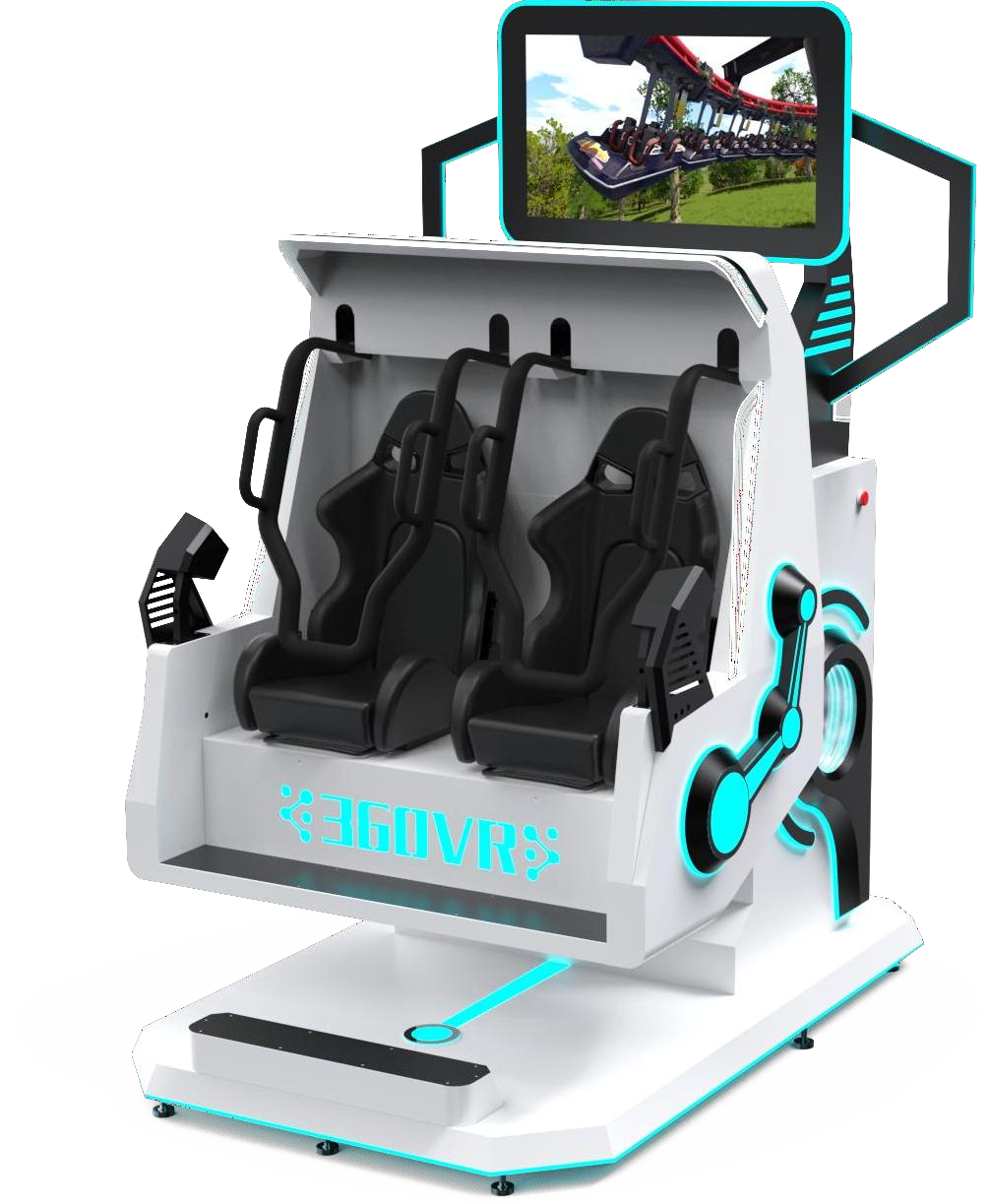 Two-person 360° flight simulator