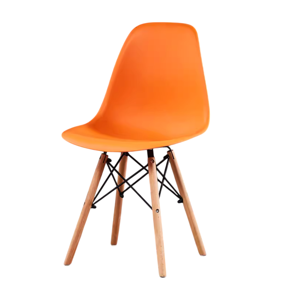 Стул пластиковый "CS 001" — Оранжевый