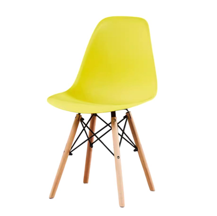 Стул пластиковый "CS 001" — Жёлтый